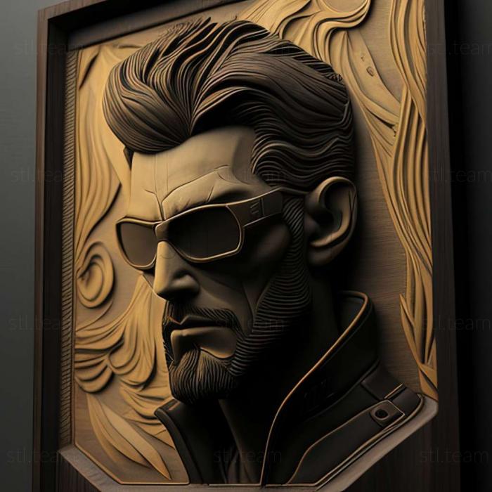 3D модель Адам Дженсен Deus Ex Human Revolution (STL)